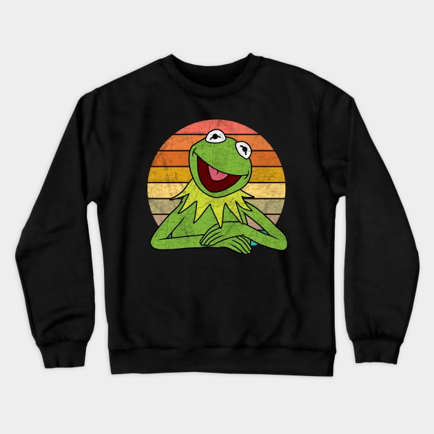 Kermit The Frog Crewneck Sweatshirt by valentinahramov